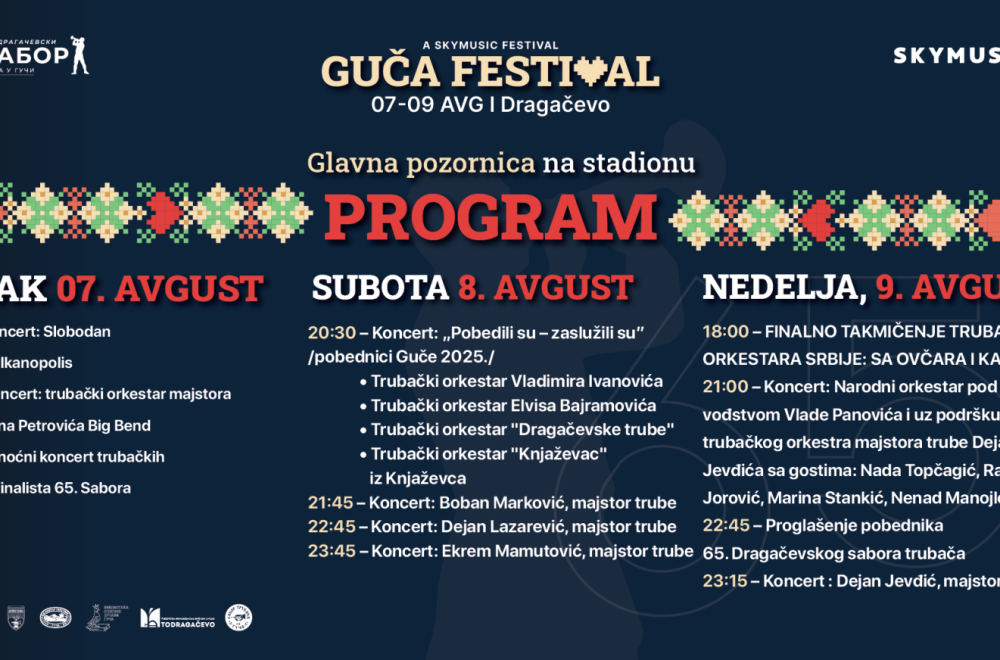 Svi putevi vode u Guču: Legende narodne muzike na jubilarnom, 65. Dragačevskom saboru trubača