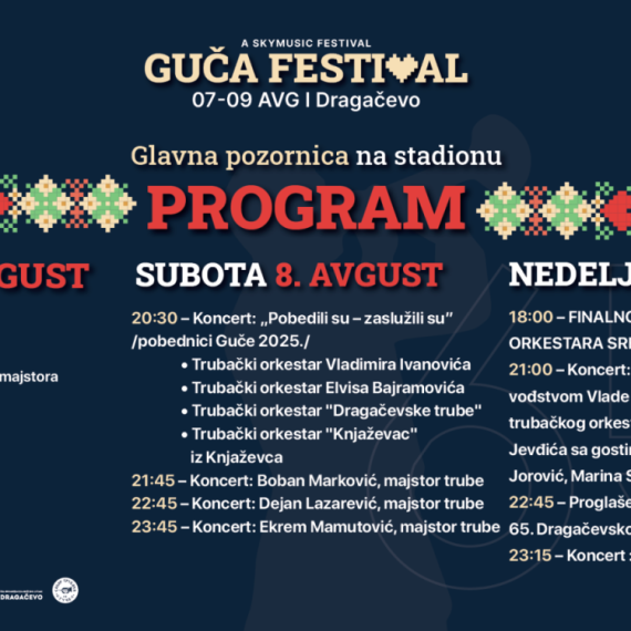 Svi putevi vode u Guču: Legende narodne muzike na jubilarnom, 65. Dragačevskom saboru trubača