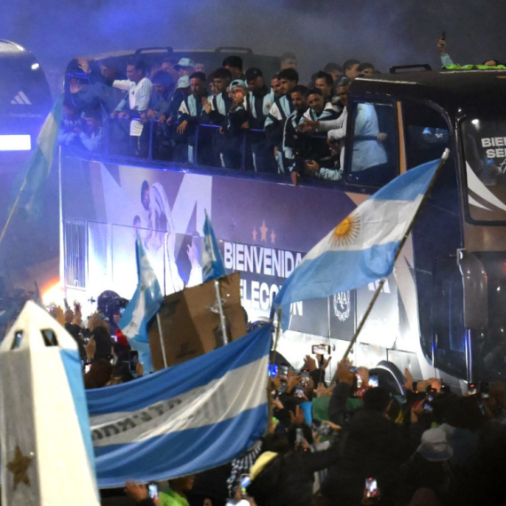 Mesi propustio šampionski doček za Argentinu VIDEO