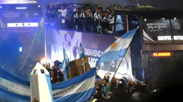 Mesi propustio šampionski doček za Argentinu VIDEO