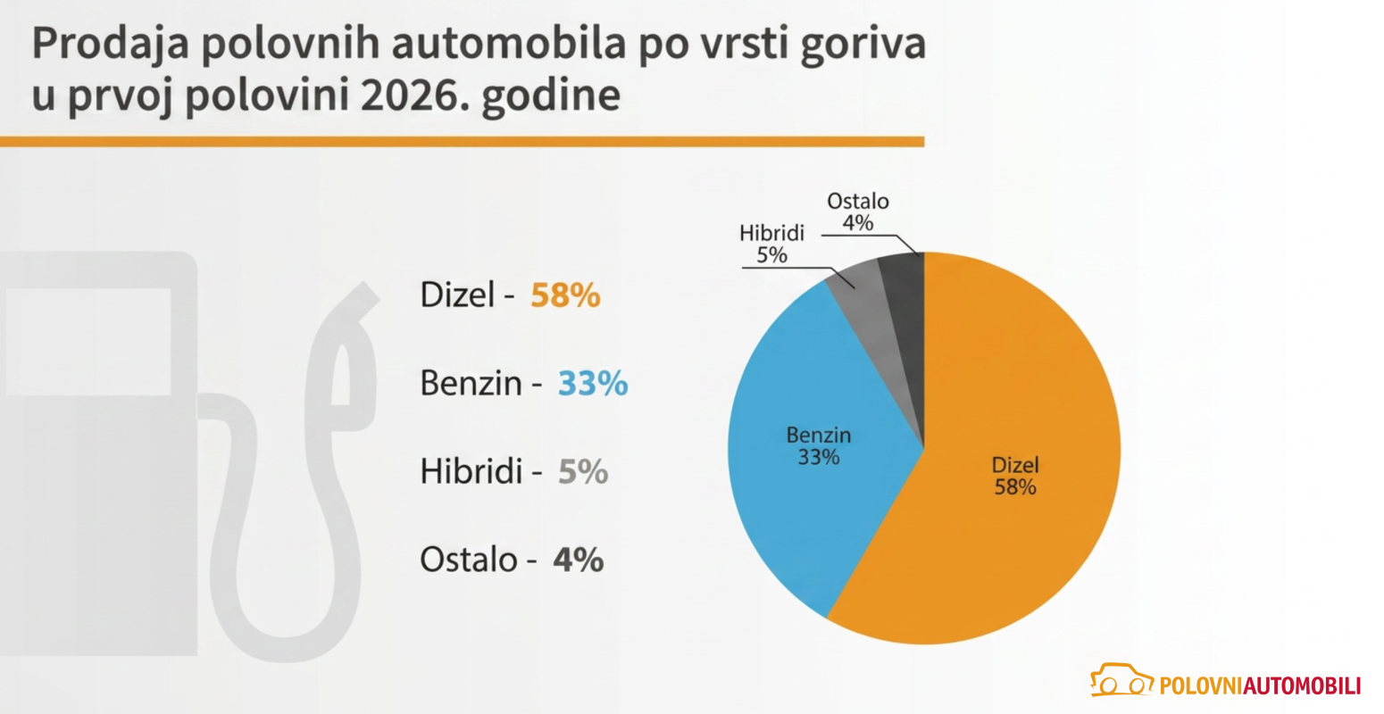 Srbi ne odustaju: Drže se dizelaša, ne zanimaju ih električni polovnjaci i hibridi