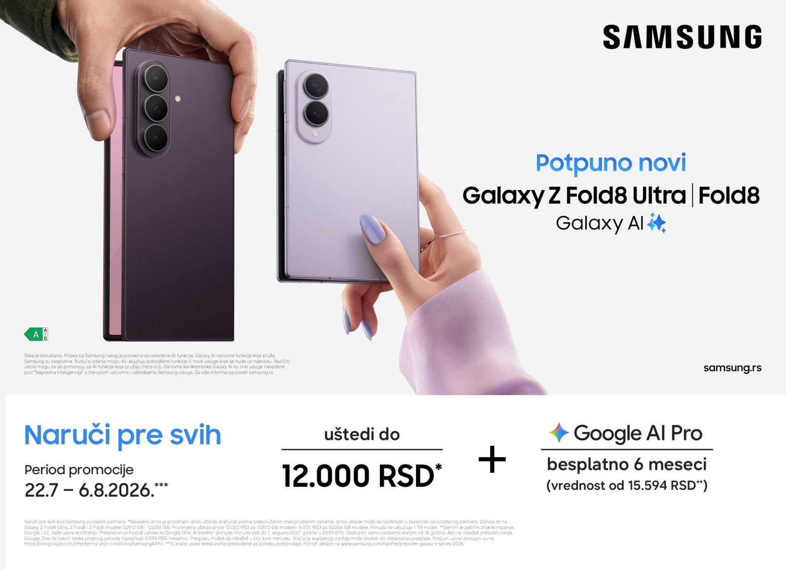 Sklopivi kralj je stigao: Samsung predstavio Z Fold8 i moćni Z Fold8 Ultra