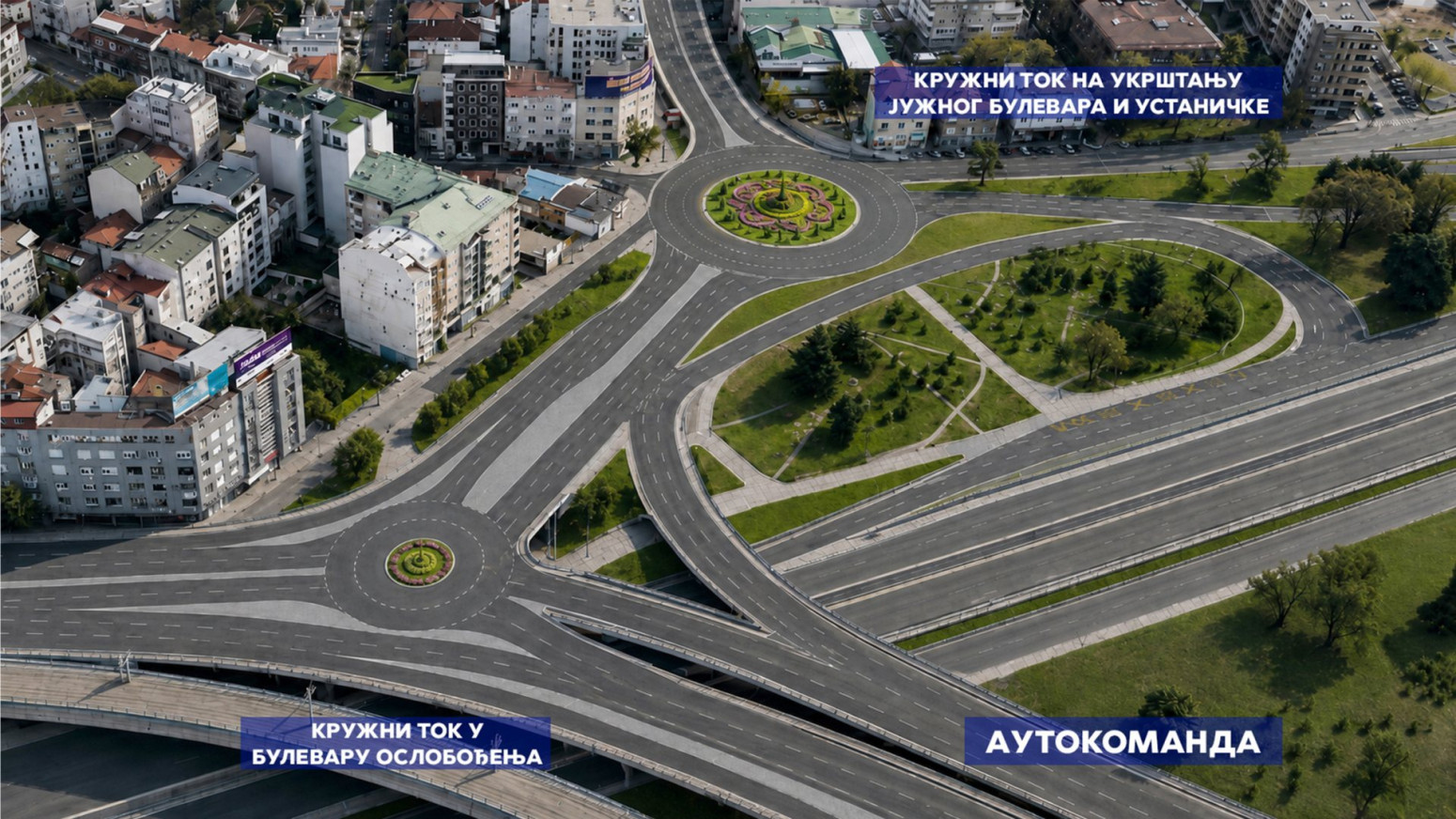 Evo gde će se tačno nalaziti i kako će izgledati novi kružni tokovi u Beogradu FOTO