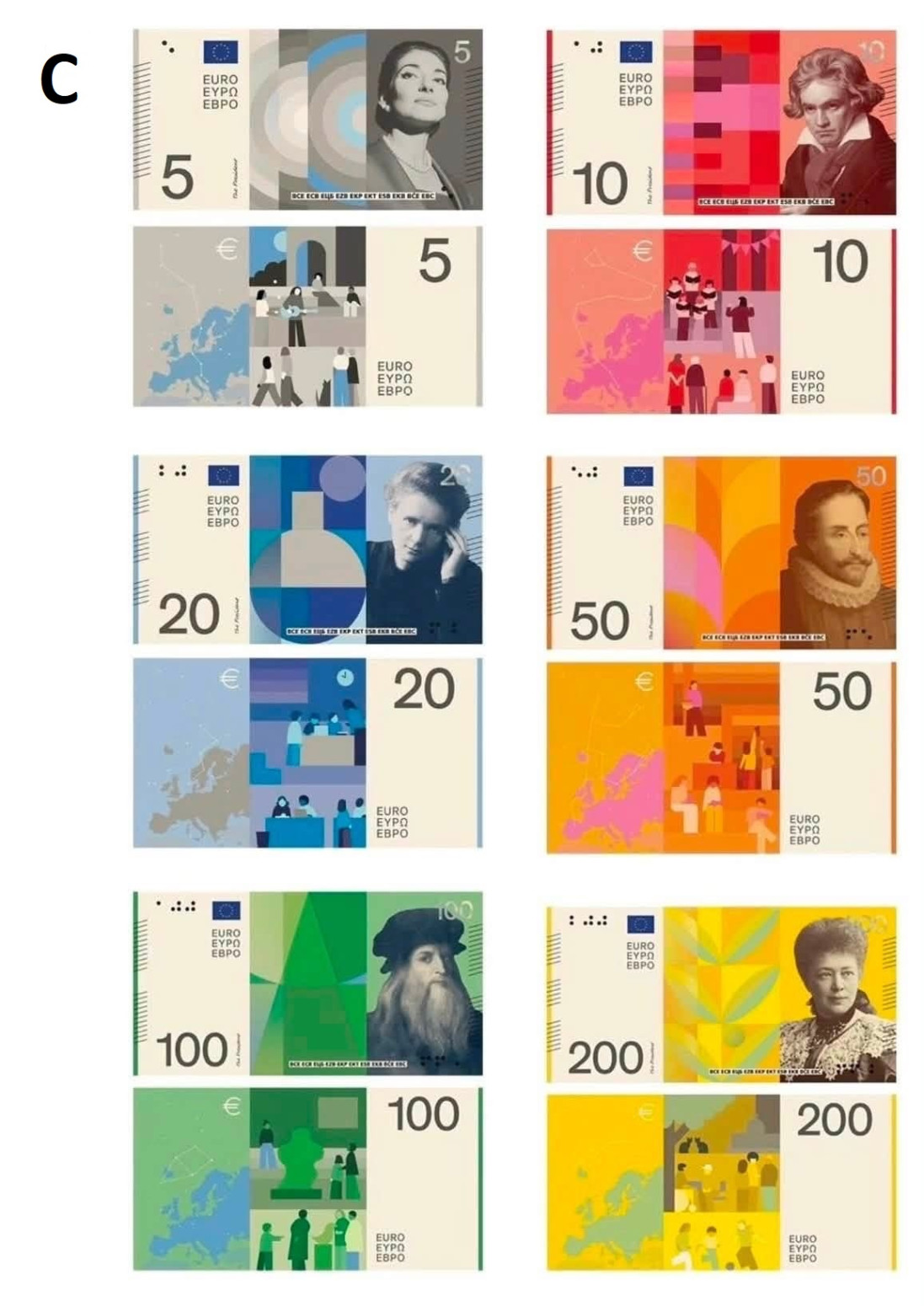Evro menja izgled prvi put u istoriji: Koji dizajn vam je najbolji? FOTO/ANKETA