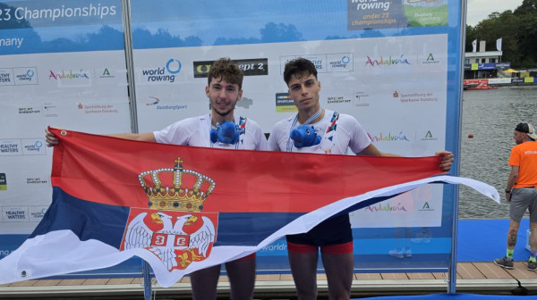 Ostojić i Rajković stigli do svetske bronze; Marjanović: "Veliki uspeh za srpsko veslanje"