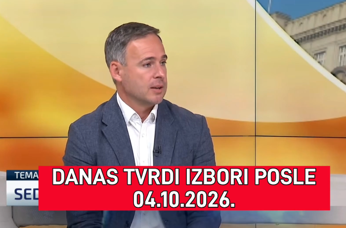 Aleksić ponovo daje svoje "procene"  kada će biti izbori; Do skoro ubeđivao da će izbori biti 12. jula VIDEO