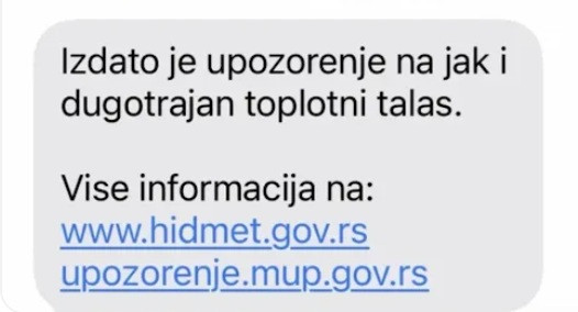 Građani Srbije, počinju da stižu hitna obaveštenja; Oglasio se i MUP; Svi alarmi gore FOTO