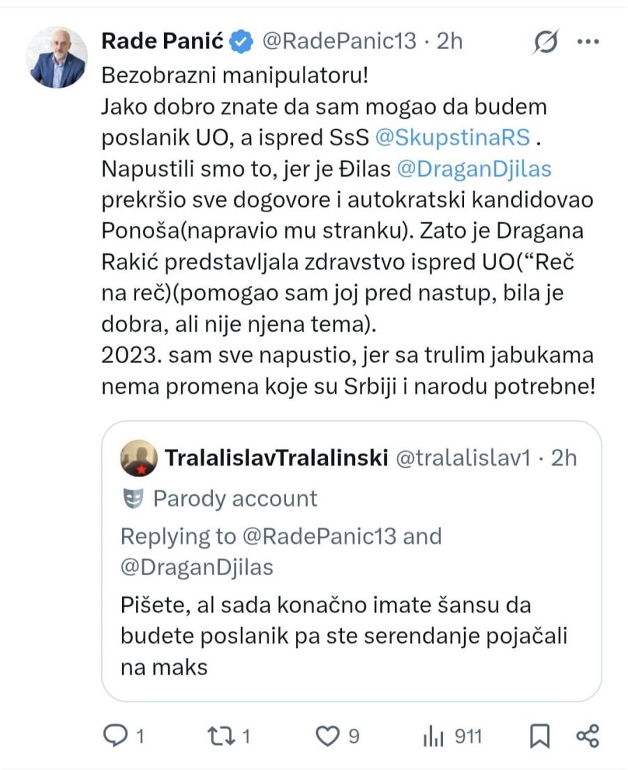Sukobi sve žešći: Blokader sa studentske liste nazvao stranke iz bivše vlasti trulim jabukama FOTO