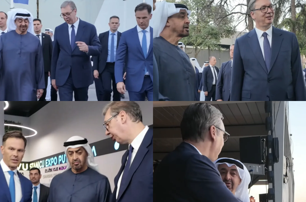 Vučić hosts UAE leader: "EXPO 2027 will bring the world in Belgrade"; "An opportunity to present Serbia" VIDEO