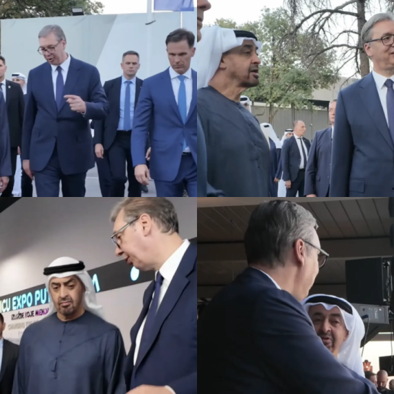 Vučić hosts UAE leader: "EXPO 2027 will bring the world in Belgrade"; "An opportunity to present Serbia" VIDEO