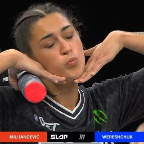 "Power Slap" šou u Areni: Srpkinja "našamarala" rivalku VIDEO