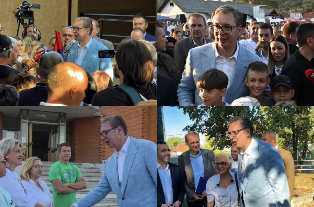 Vučić posetio Knjaževac i Svrljig; Dočekao ga veliki broj meštana; Odjekivalo "Aco, Srbine" FOTO/VIDEO