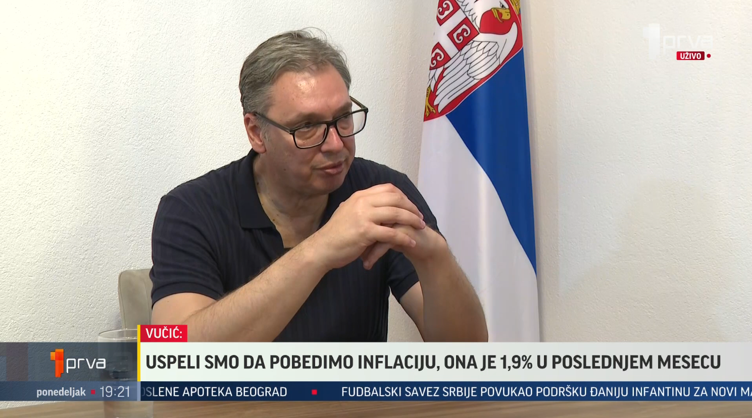 Ekskluzivno na TV Prva; Vučić iz Čipuljića: Nema ništa lepše nego boriti se za svoj narod VIDEO