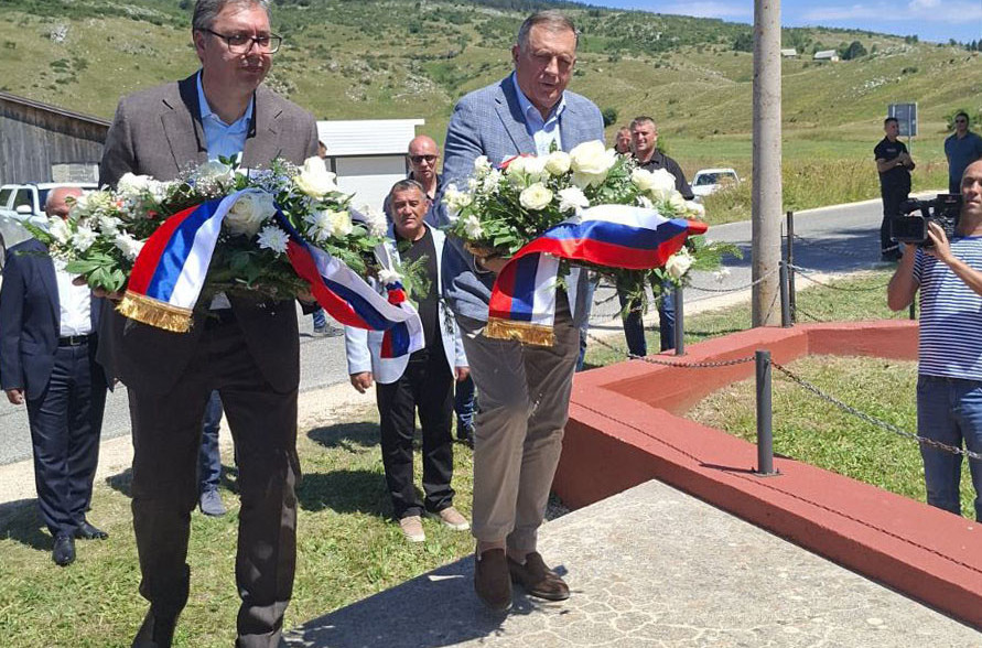 Vučić na obeležavanju Dana sećanja na sve stradale i prognane u oružanoj akciji "Oluja"