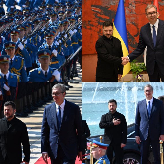 Vučić dočekao Zelenskog: "Novi podsticaj u odnosima Srbije i Ukrajine"; U toku je razgovor dva lidera FOTO