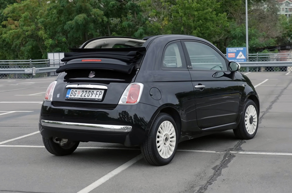 Test polovnjaka: Platneni krov, 69 KS i 92.000 km – kako se pokazao Fiat 500C VIDEO