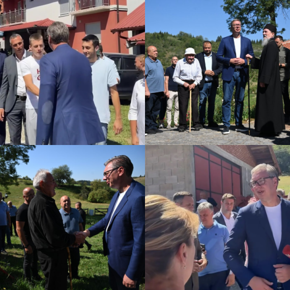 Vučić obilazi jugozapad Srbije; Razgovara sa meštanima i rešava probleme; "Dao sam nalog"; Poseta Matisu