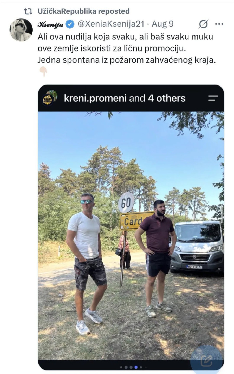 Savo Manojlović – svaku katastrofu iskoristi za ličnu promociju FOTO