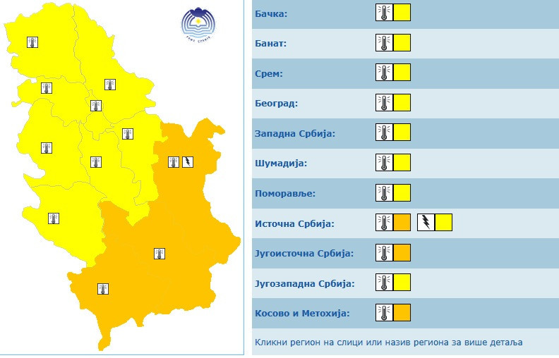 Alarmi širom Srbije; Oglasio se RHMZ rano jutros; Sledi predah, a onda se sve vraća FOTO
