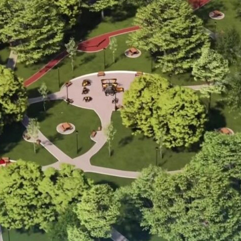 Spomen park u Čačku dobija novi izgled: U drugoj fazi niču staze, igralište, klupe i još sadržaja