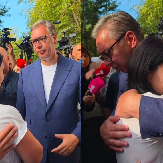 Majka u Paraćinu prišla Vučiću zbog bolesnog sina, on odmah pozvao RFZO: "Za 7 do 10 dana dobićete lek" VIDEO