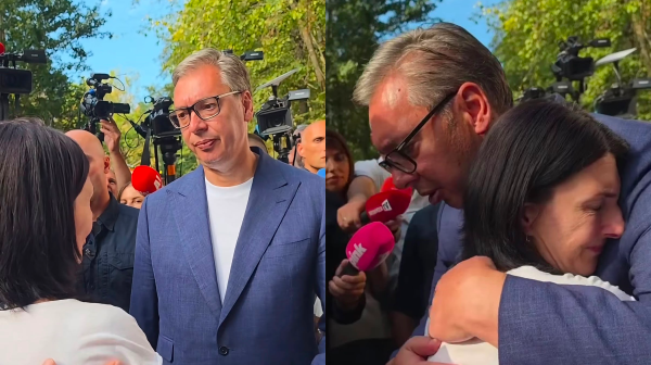 Majka u Paraćinu prišla Vučiću zbog bolesnog sina, on odmah pozvao RFZO: "Za 7 do 10 dana dobićete lek" VIDEO