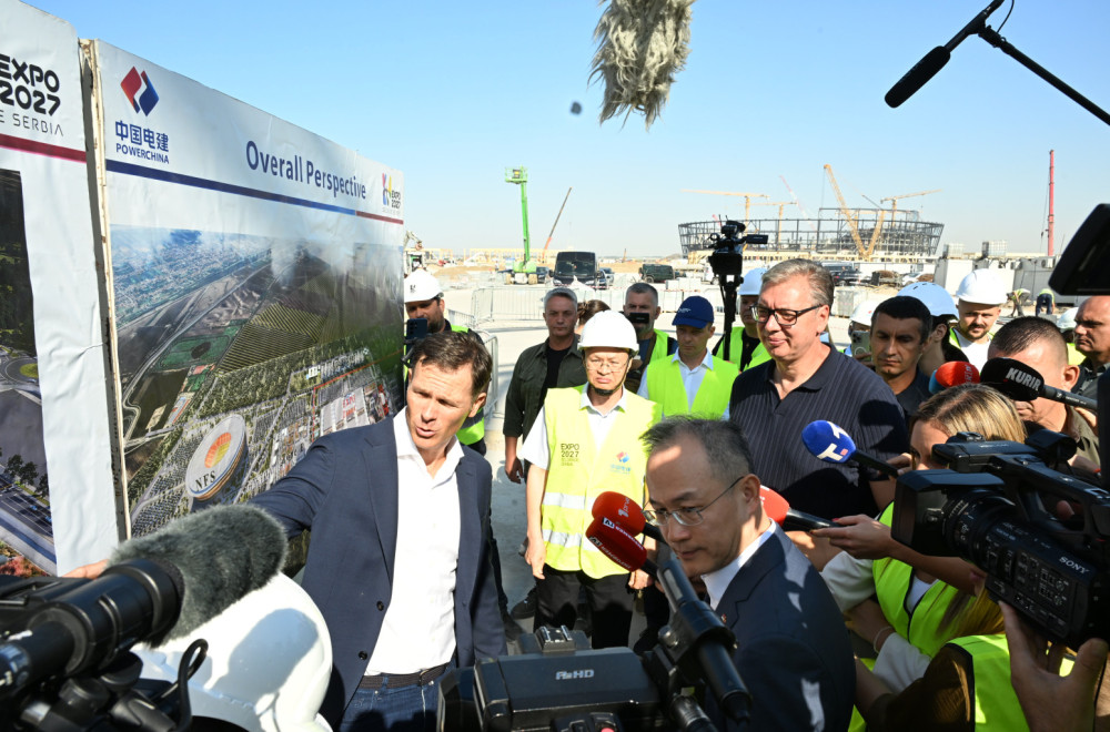 Vučić: Do Nove godine pruga od EXPA do aerodroma i železnička stanica Novi Beograd