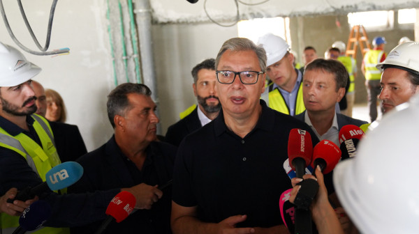 Vučić tours Tiršova 2 construction site: "65,000 square meters for all the children of Serbia" VIDEO