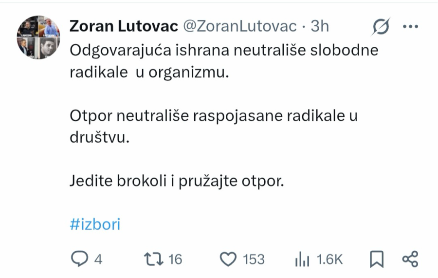 Blokaderi konačno našli recept kako da pobede Vučića; Jedite brokoli