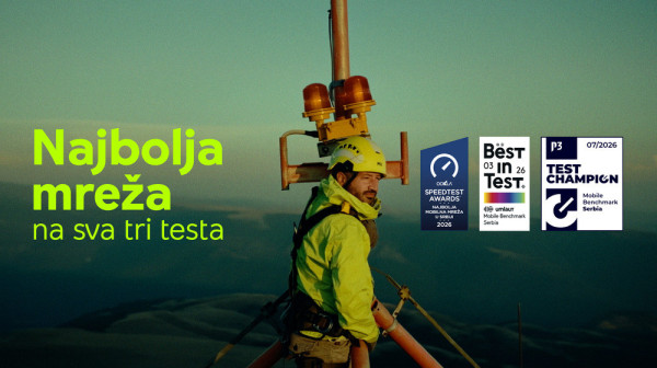 Yettel mreža - najbolja mobilna mreža u Srbiji na sva tri međunarodna testa