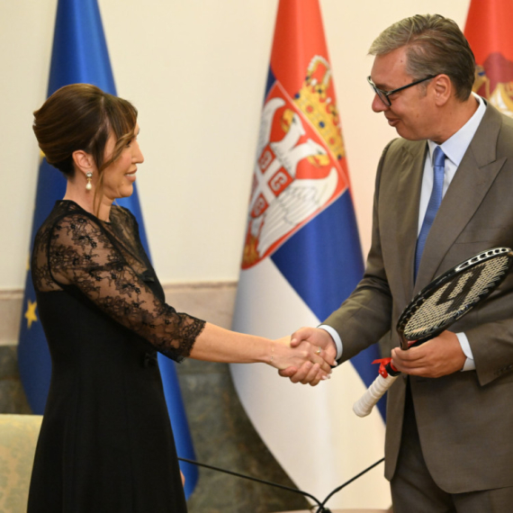 Vučić u Predsedništvu primio teniserku Jelenu Janković: "Ona će biti promoter EXPO 2027"