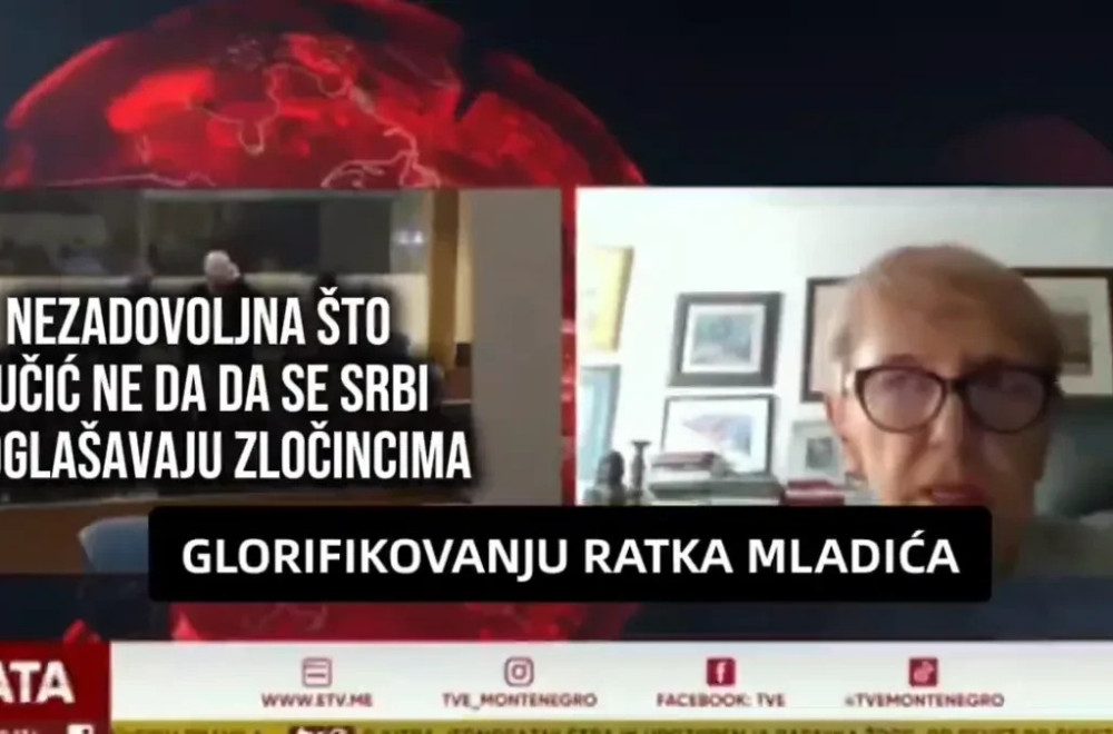 Antisrpska kampanja u crnogorskim medijima: Biserko u glavnoj ulozi VIDEO