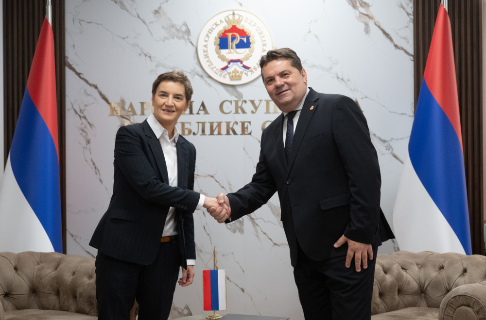Brnabić sa Stevandićem: "Deklaracija Svesrpskog sabora utvrđuje pravce daljeg povezivanja Srbije i Srpske"