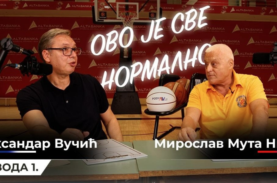 "PodkAVst" has begun; Vučić and famous coach Miroslav Nikolić discuss interesting topics at noon