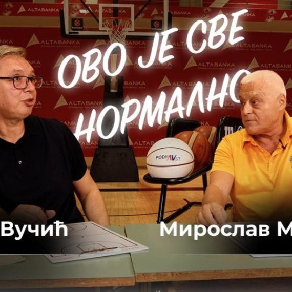 "PodkAVst" has begun; Vučić and famous coach Miroslav Nikolić discuss interesting topics at noon