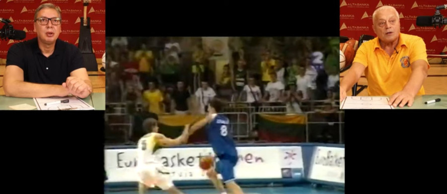 Vučić s Mutom u PodkAVstu: Braća se posvađaju i nema basketa i Vučiću, drži se ti politike VIDEO