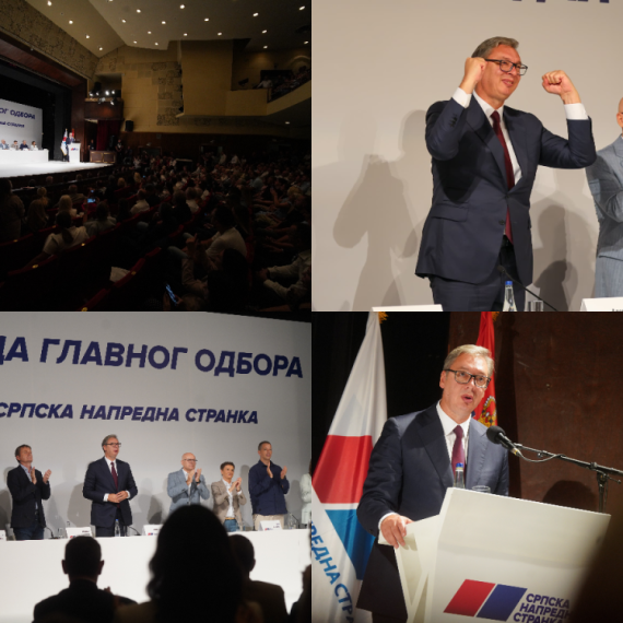 Vučić: "Ogromna čast što sam dobio vaše poverenje"; "Nema stranke koja odgovornije štiti interese Srbije"