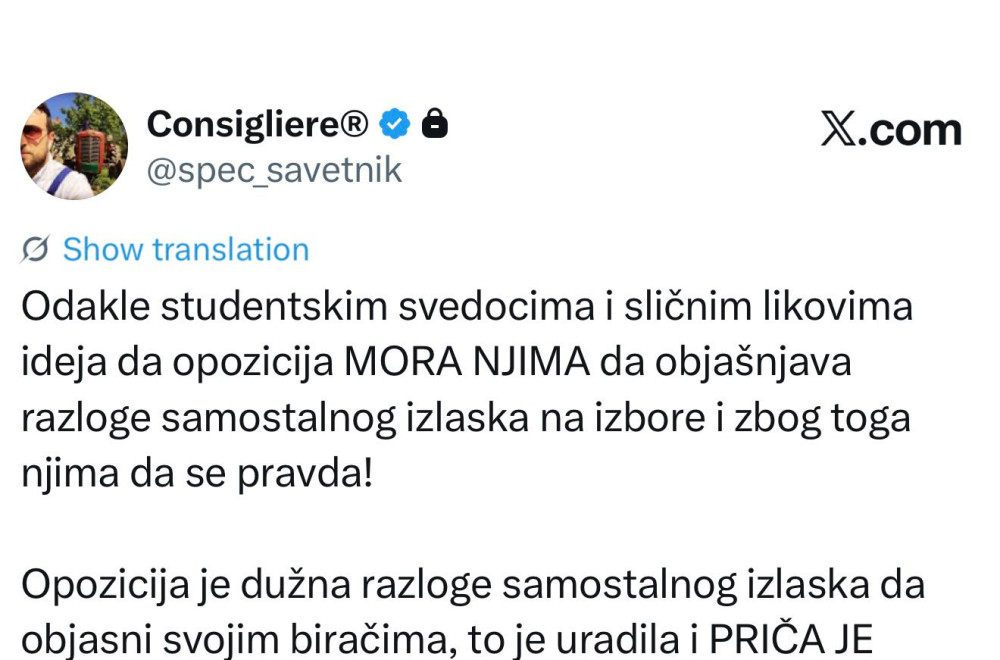 Novi haos među blokaderima i opozicijom: Odakle ideja da opozicija njima mora da se pravda?!