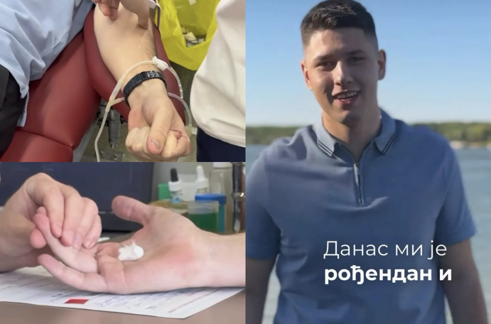 Student Miloš Pavlović pozvao na dobrovoljno davanje krvi: "Nekome to može da znači još jedan rođendan" VIDEO