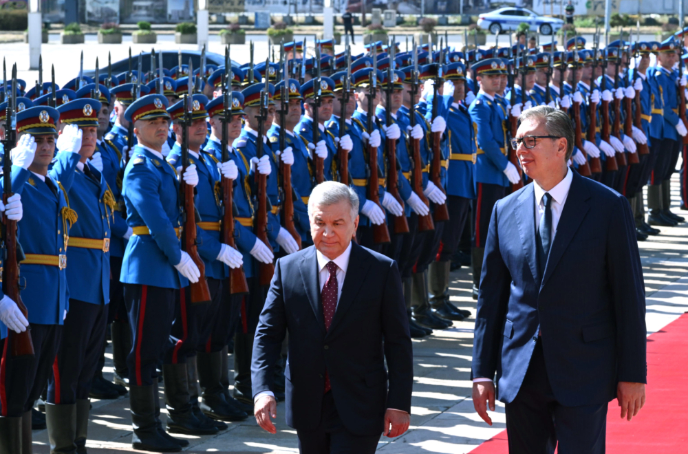 Vučić hosts Mirziyoyev: "A meeting of great importance"; "We admire your achievements"
