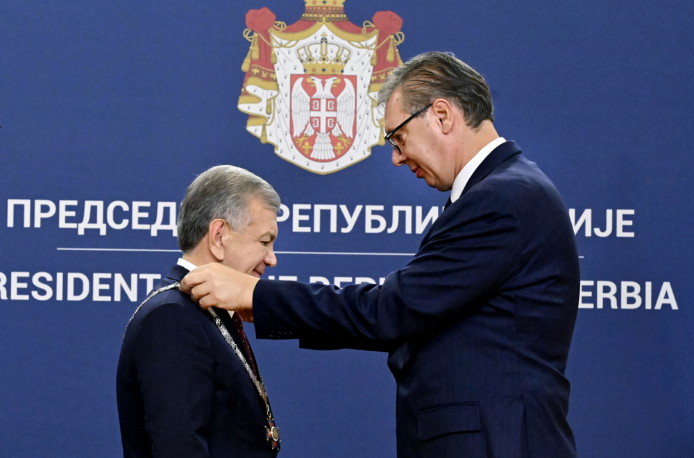 Vučić odlikovao ordenom Mirzijojeva: "Dve zemlje udaljene hiljadama kilometara pišu novu stranicu istorije"