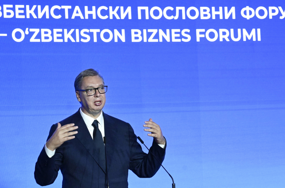 Vučić na poslovnom forumu Srbija-Uzbekistan: "Za 7-8 meseci direktna linija Beograd-Taškent"