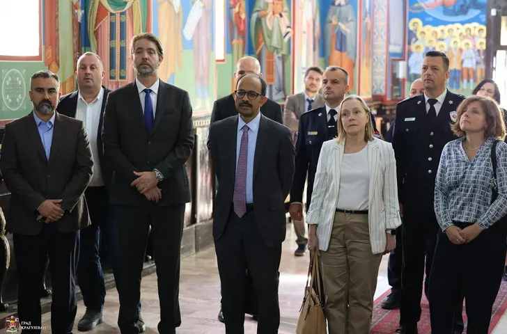 Visoka delegacija UN u Kragujevcu: Specijalni predstvanik pohvalio sistem zaštite i spasavanja