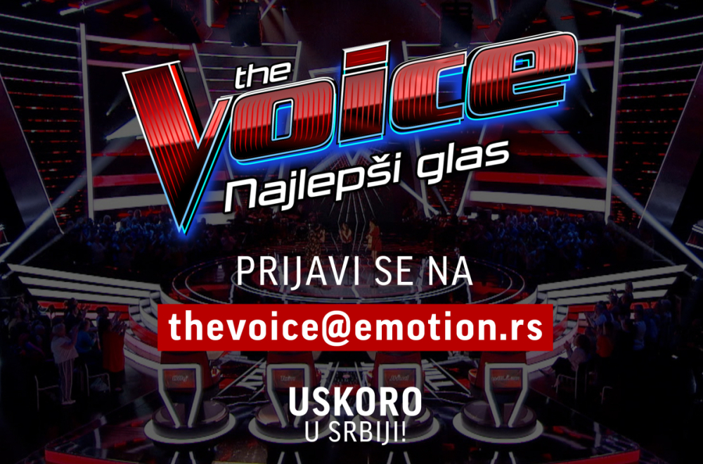 Prijavi se za The Voice, jer tražimo glas koji se pamti