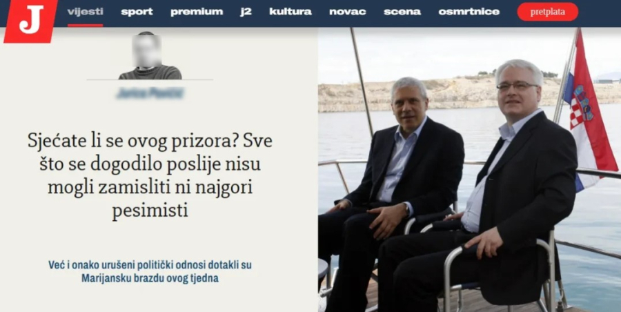 Mediji: Hrvati žale i prizivaju Tadićevu Srbiju FOTO