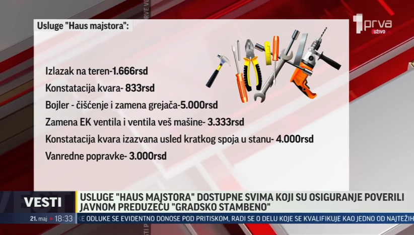 Beograđanima na usluzi "haus majstori"