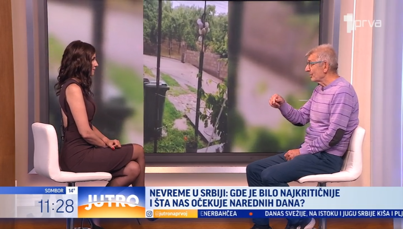Meteorolog Nedeljko Todorović gost TV Prva