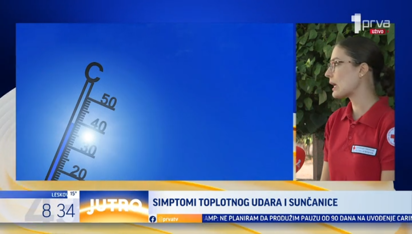 Simptomi toplotnog udara i sunčanice