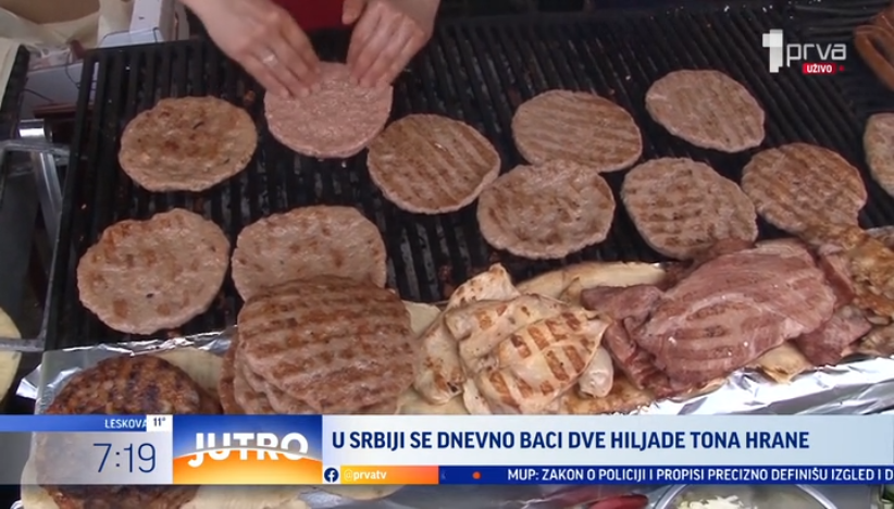U Srbiji se dnevno baci 2.000 tona hrane