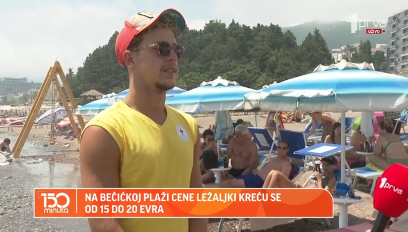 Cene ležaljki u Bečićima